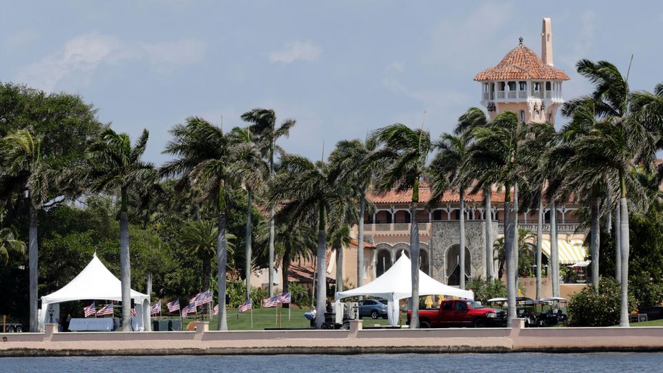 Das Mar-a-Lago, Privatclub von US-Präsident Donald Trump in Palm Beach in Florida