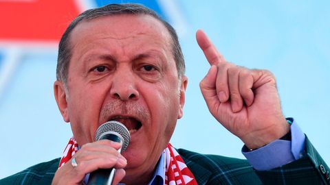 Recep Tayyip Erdogan spricht engagiert - Referendum wird Lektion für Deutschland