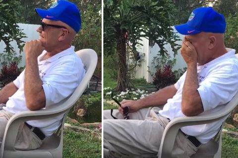 Herzzerreißende Reaktion: Dieser Mann sieht nach 66 Jahren zum ersten Mal Farben