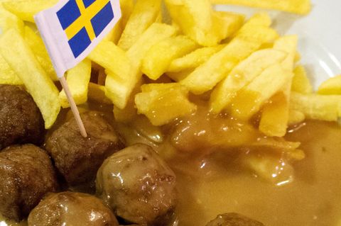 Köttbullar im Ikea-Restaurant