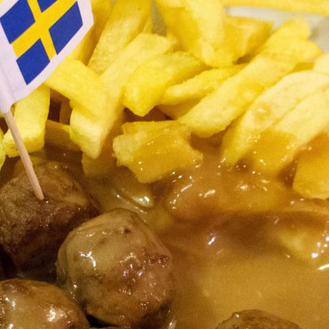 Köttbullar im Ikea-Restaurant
