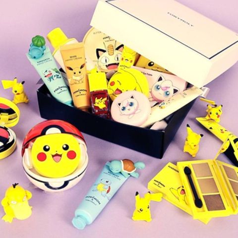 Die Marke Tony Moly bringt Pokemon-Schminke auf den Markt