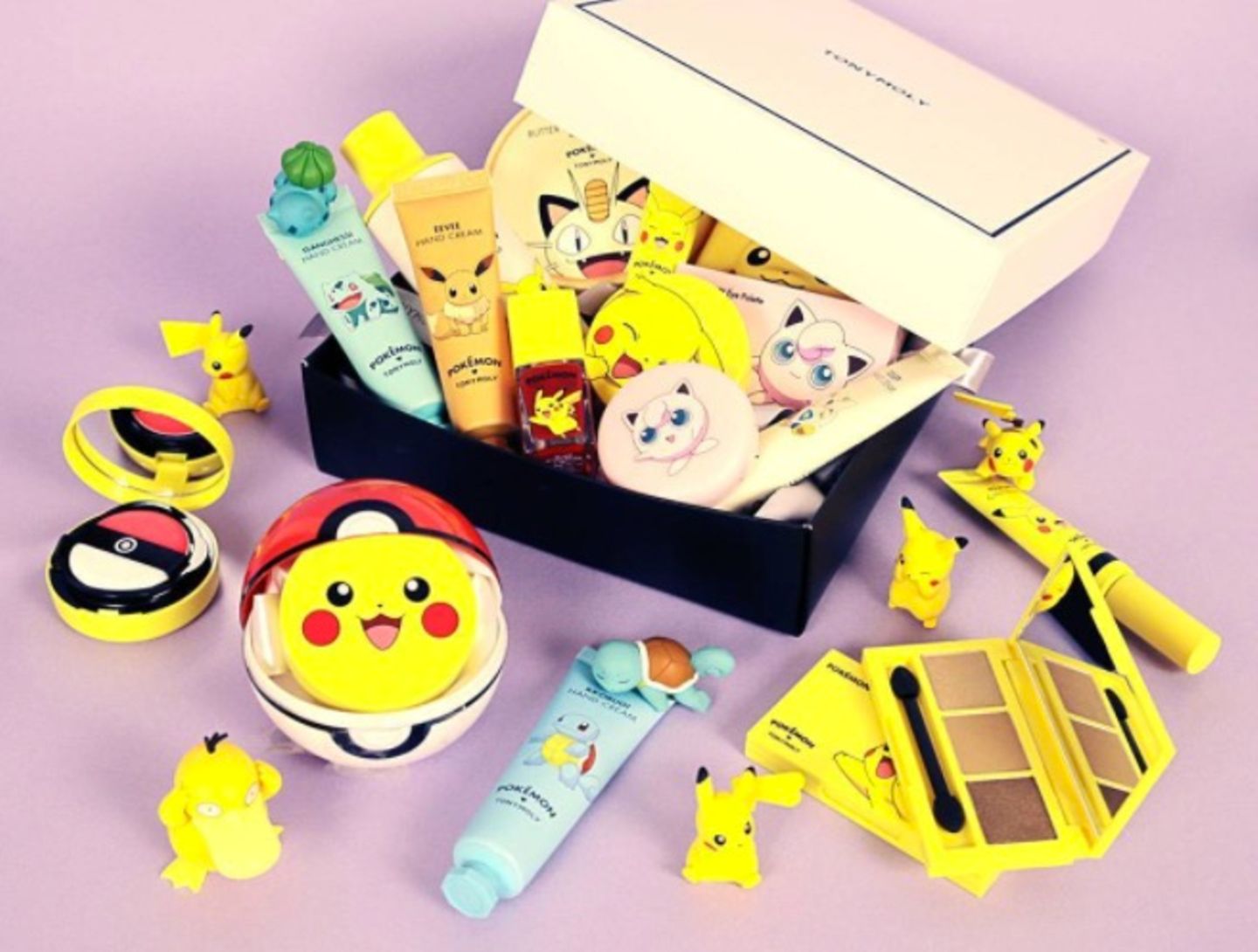 Die Marke Tony Moly bringt Pokemon-Schminke auf den Markt