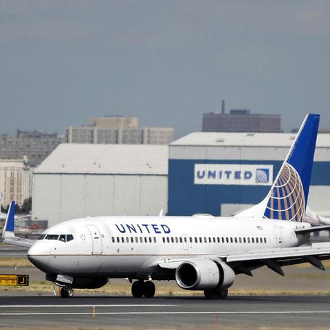 Boeing 737 von United Airlines
