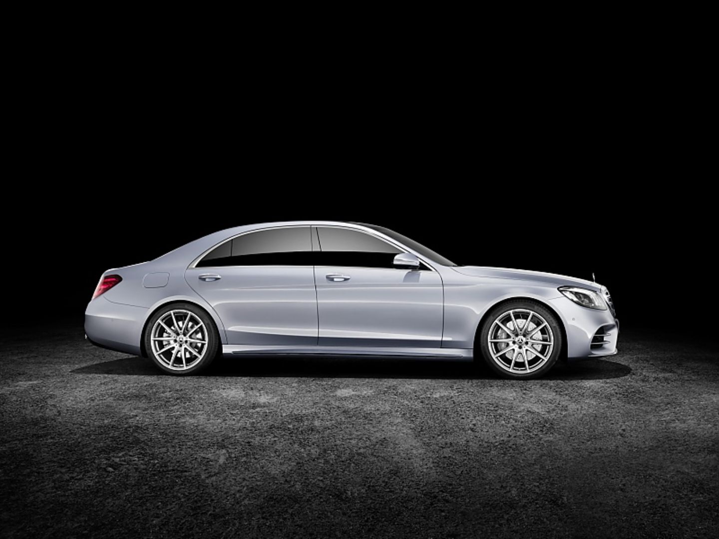 Mercedes S-Klasse Modellpflege 2017 - von der Seite ebenfalls keine Veränderungen