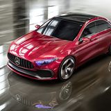 Mercedes Concept A Sedan - 4,59 Meter lang