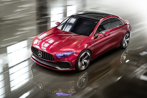 Mercedes Concept A Sedan - 4,59 Meter lang