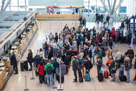Check-in-Schalter