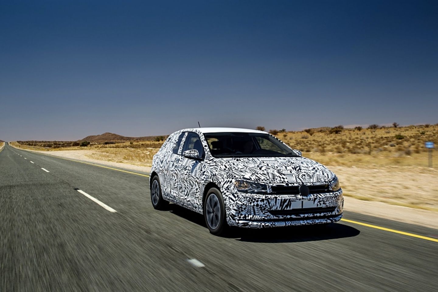 VW Polo VI Prototyp - die meisten Motoren sind Dreizylinder