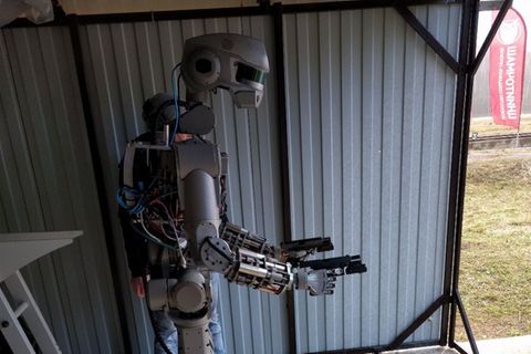 Der russische Roboter Fedor