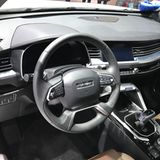 Beim Cockpit des Haval H6 ist die Material Anmutung nicht überragend