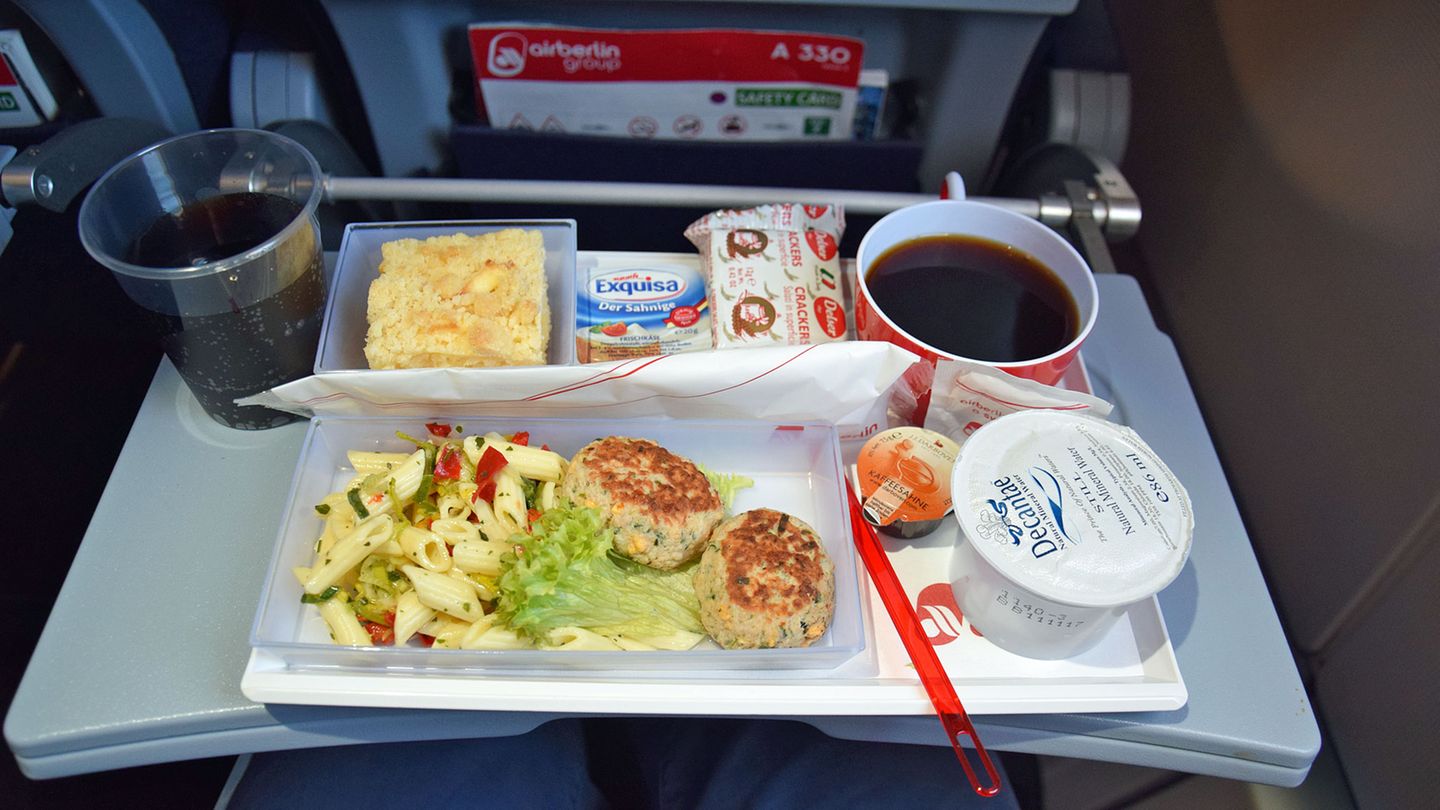 Flugzeugessen