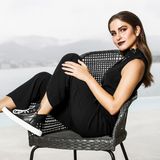 Die Tochter von Claudia Effenberg modelt auf Mallorca für das Label Marcel Remus Design