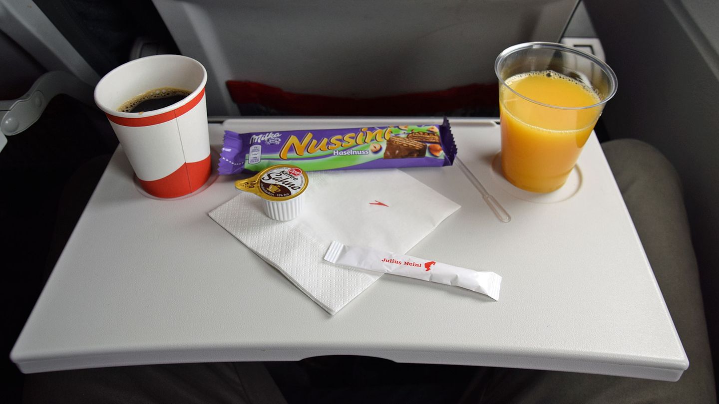 Flugzeugessen