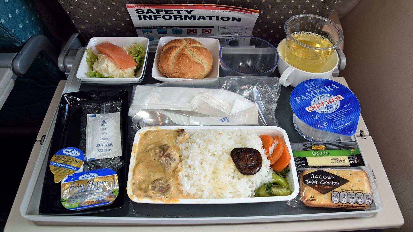 Flugzeugessen