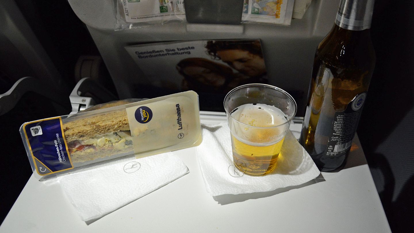 Flugzeugessen