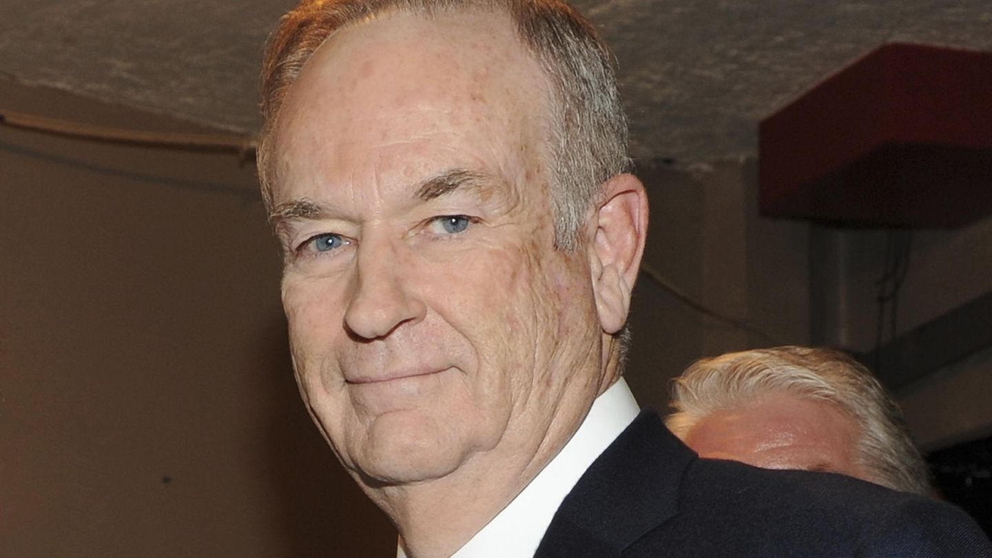 Zu sehen ist der Moderator Bill O'Reilly im Portrait.