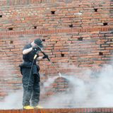 Kärcher beim Fort Anping