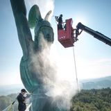 Kärcher reinigt Denkmäler