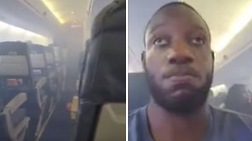 Nigerianischer Linienflug: Horrorflug: Wenn im Passagierflugzeug plötzlich Rauch ausbricht Nigerianischer Linienflug: Horrorflug: Wenn im Passagierflugzeug plötzlich Rauch ausbricht