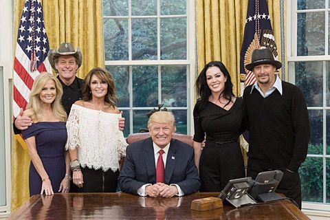 Donald Trump Kid Rock Sarah Palin Ted Nugent