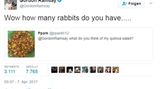 Quinoa-Salat? Diesen empfiehlt Gordon Ramsay eher den Haustieren.