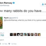 Quinoa-Salat? Diesen empfiehlt Gordon Ramsay eher den Haustieren.