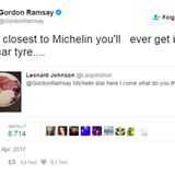 Michelin-Stern für dieses Gericht? Von wegen! Gordon Ramsays Urteil ist vernichtend: Näher als einem Michelin-Autoreifen wird dieser User wohl niemals kommen.