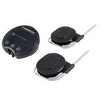 Bluetooth-Fleischthermometer. Wann ein größeres Stück Fleisch im Grill wirklich auf den Punkt gar ist, verrät die Temperatur in seinem Inneren.  Um diesen Wert zu messen, kann man ständig auf die Uhr schauen, den Grilldeckel anheben und das Thermometer ins Fleisch treiben. Oder man verbindet dieses Funk-Thermometer von Campingaz über Bluetooth mit einer Smartphone-App und lässt sich benachrichtigen, wenn das Grillgut bereit zum Servieren ist. 