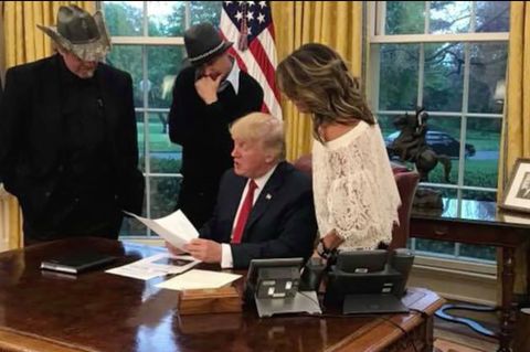 Trump Palin Kid Rock