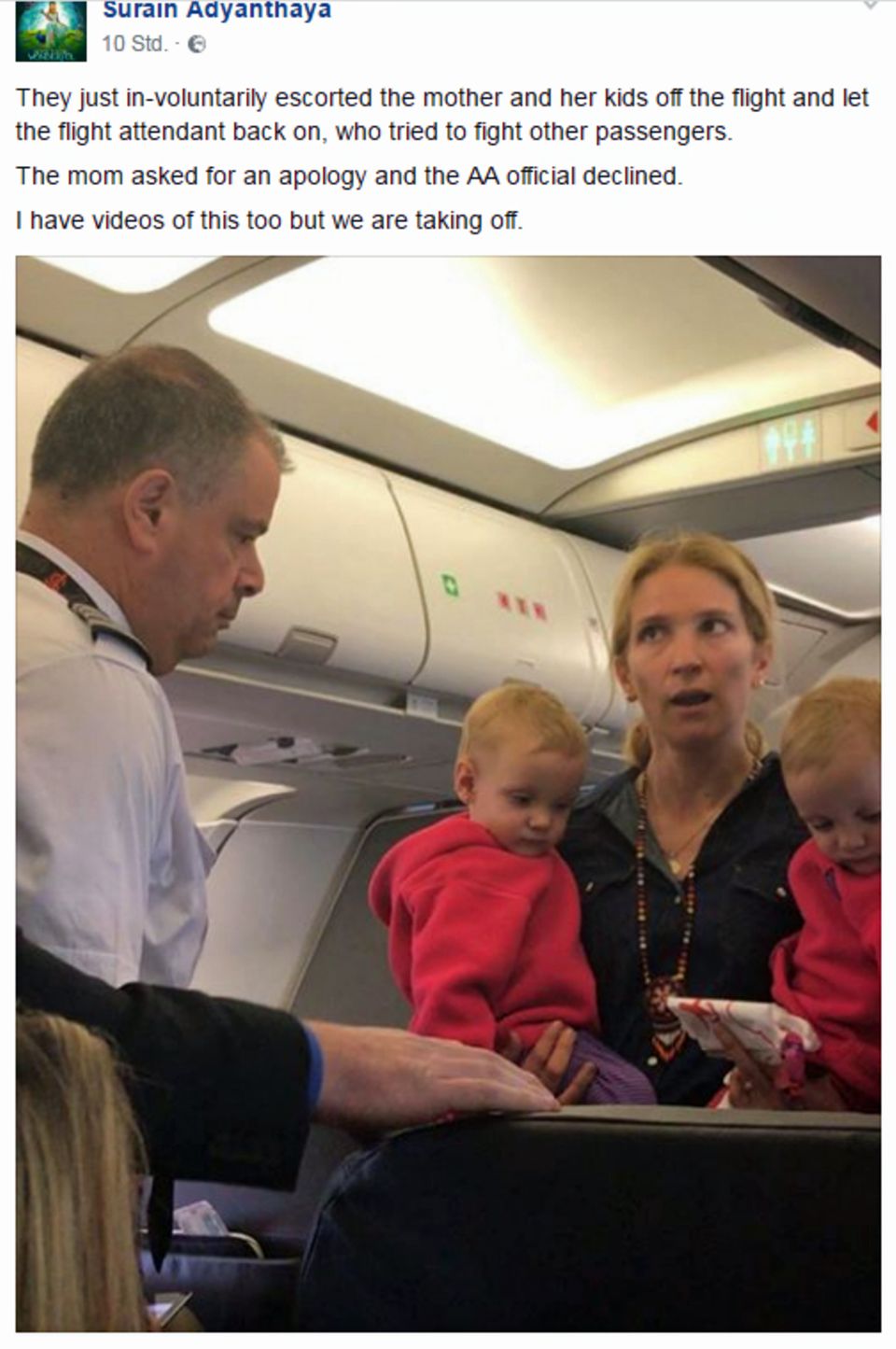 Die Mutter mit ihren Zwillingen - ein Super-GAU der PR.