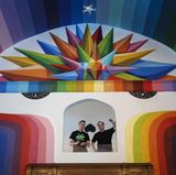 Wandgestaltung Cannabiskirche