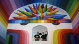 Wandgestaltung Cannabiskirche