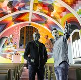 Der Schauspieler Kyle Grooms besuchte die Eröffnungsfeier der "International Church of Cannabis"