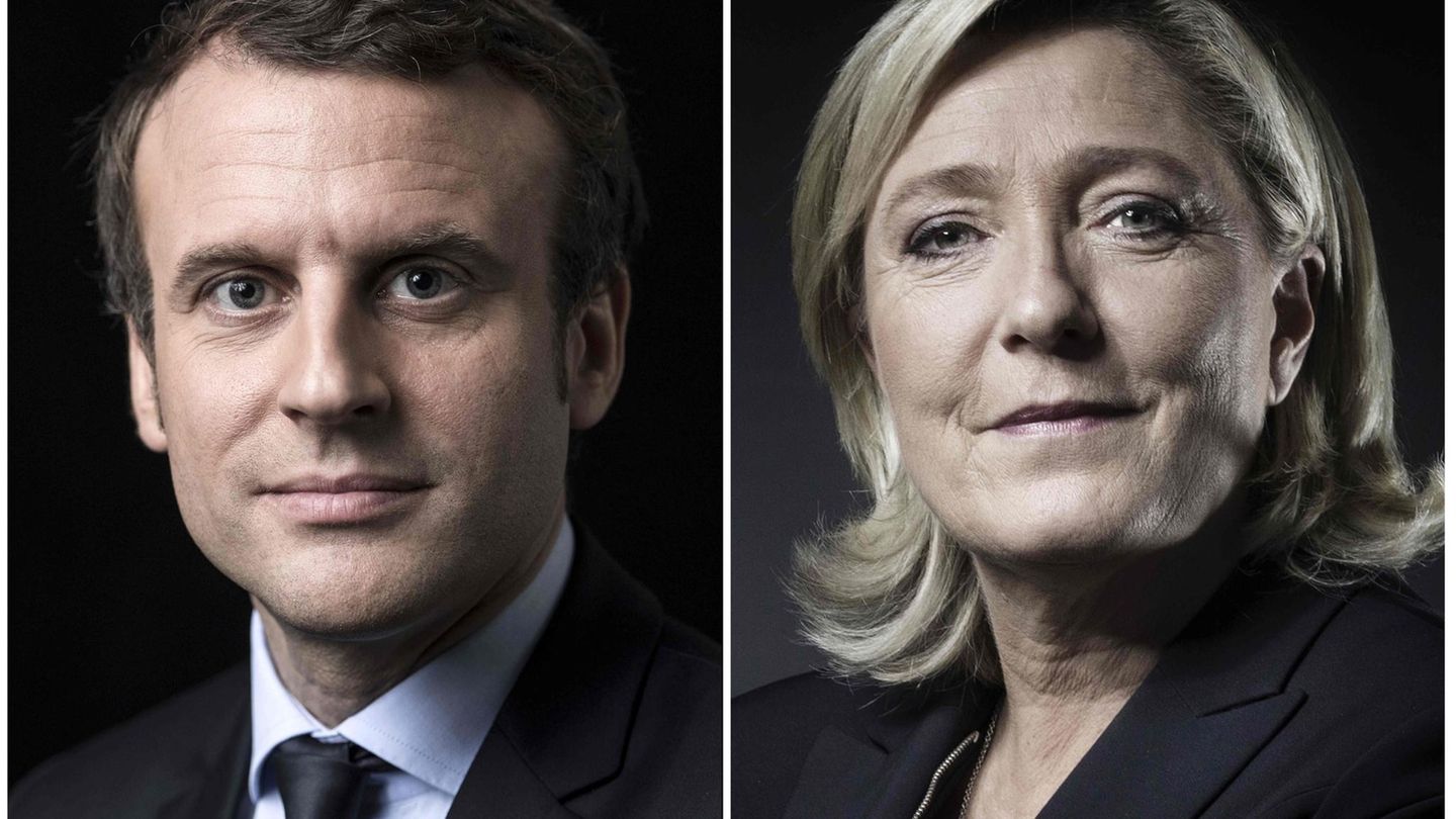 Emmanuel Macron und Marine Le Pen