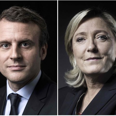 Emmanuel Macron und Marine Le Pen