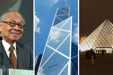I. M. Pei wird 100 Jahre alt: Das ist der Architekt, der die Glaspyramide des Louvre gebaut hat