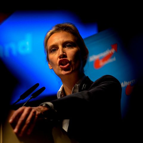 Alice Weidel, Spitzenkandidatin der AfD für die Bundestagswahl