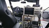 Die Messtechnik füllte das Fahrzeug aus