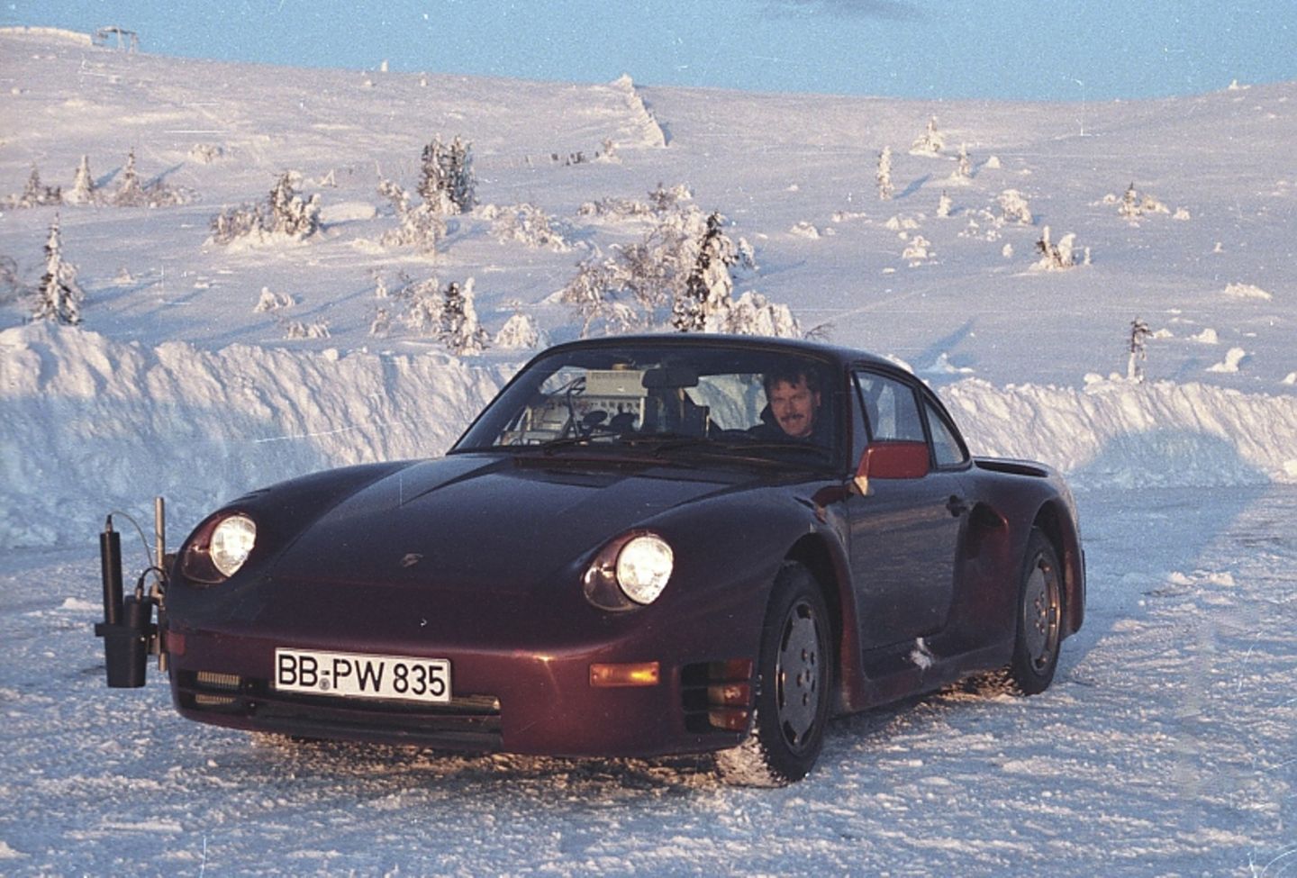 Erprobung Porsche 1984 in Schweden