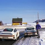 Die zwei Prototypen des Porsche 959 mussten Wind und Wetter überstehen