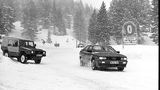 Wintertestfahrten in Nordschweden, damals war die Wetterlage noch stabiler