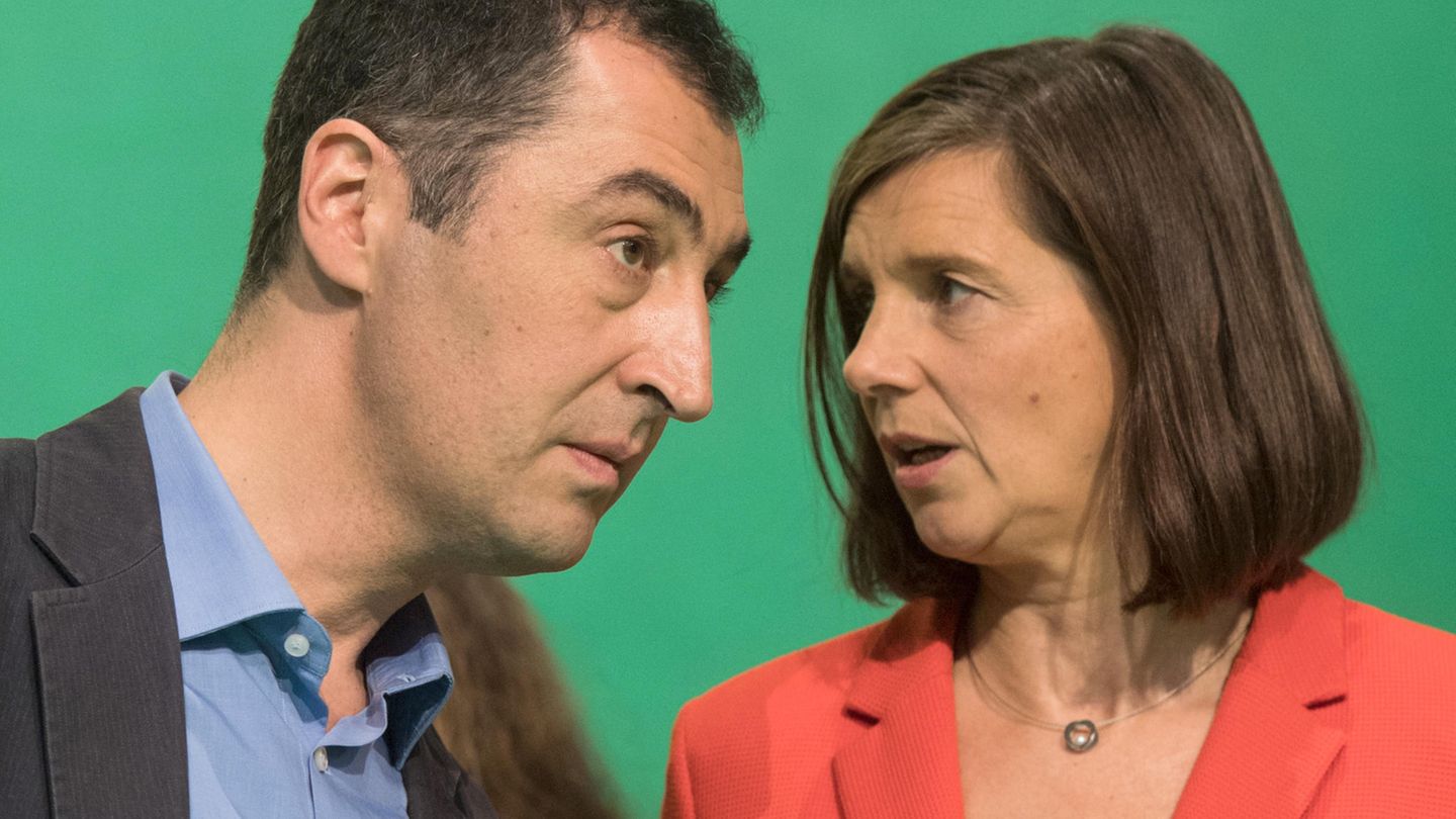 Die Grünen-Vorsitzenden Cem Özdimir und Katrin Göring-Eckardt