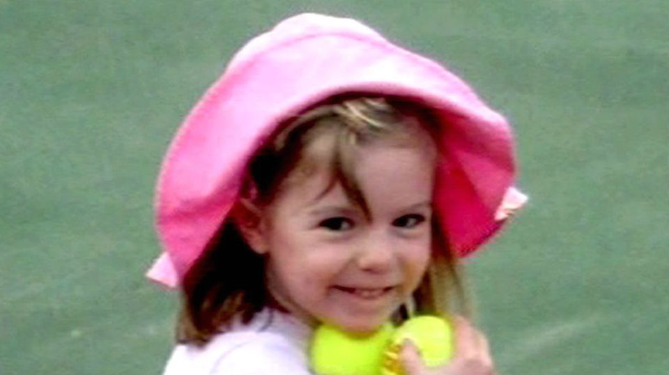 Madeleine McCann Ein undatiertes Foto von Maddie, das aus einer Videosequenz stammt