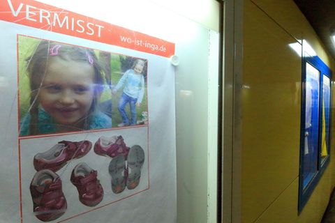 Bundesweit hängen immer noch Suchplakate: Inga verschwand vor zwei Jahren, bis heute gibt es keine Spur.