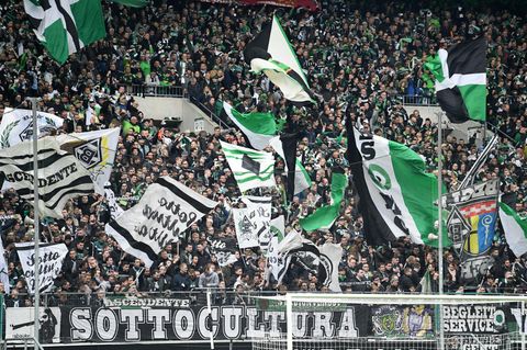 Fans in Mönchengladbach