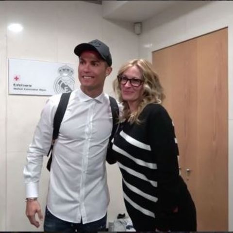 Julia Roberts trifft Cristiano Ronaldo