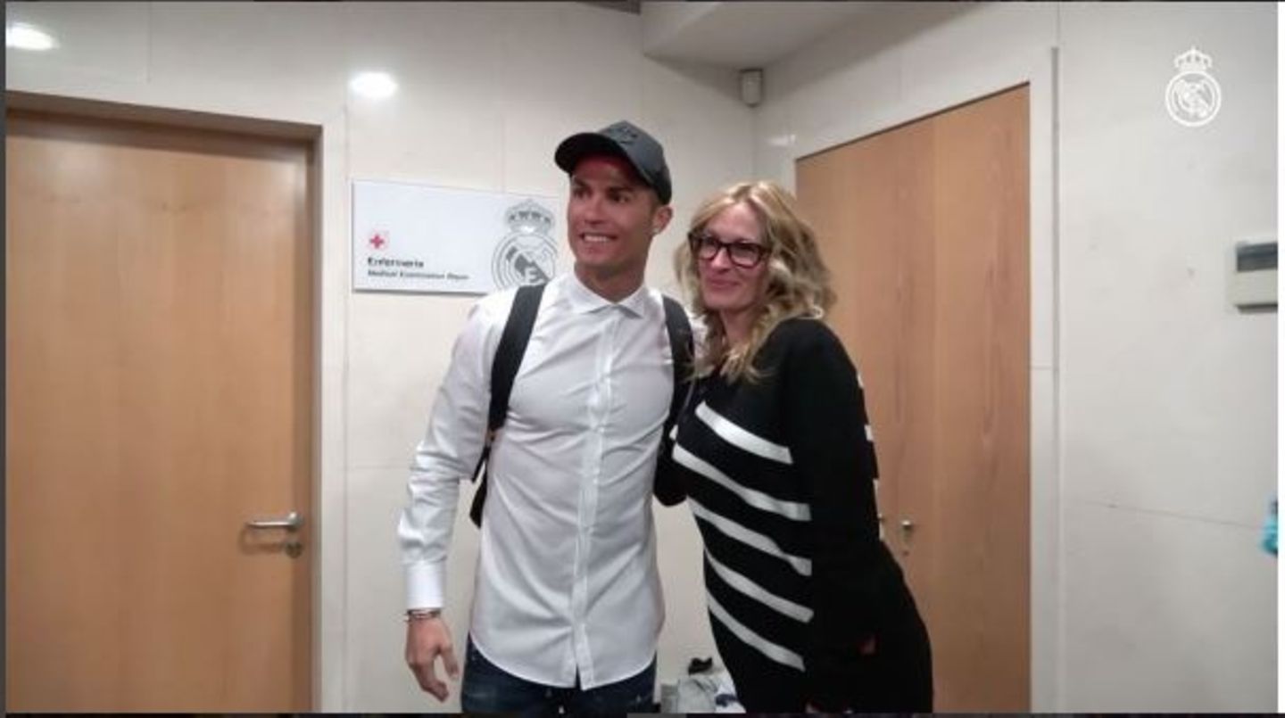 Julia Roberts trifft Cristiano Ronaldo