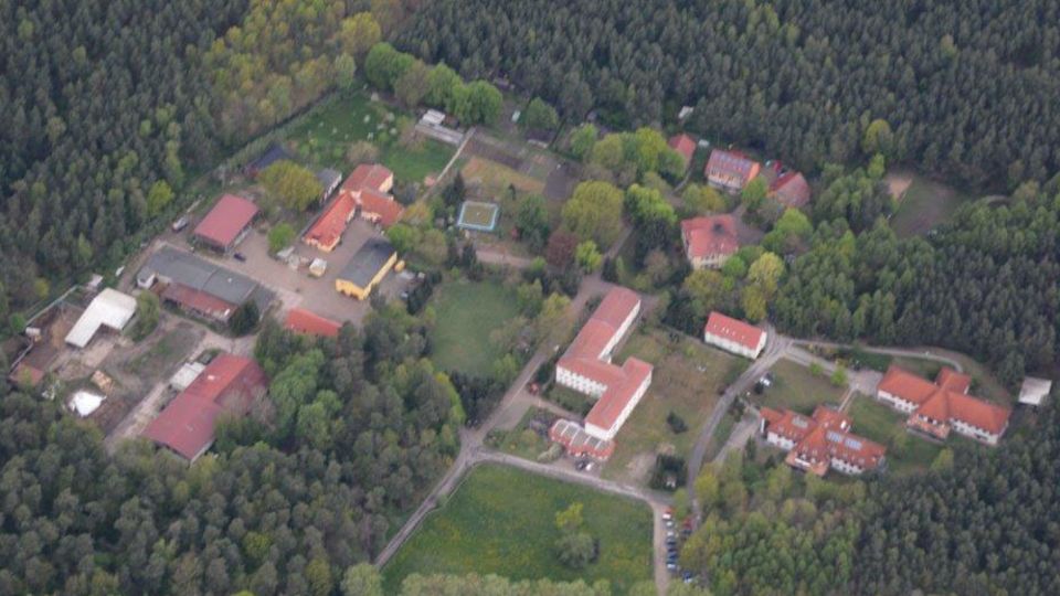 Luftaufnahme des Wilhelmshofs bei Stendal
