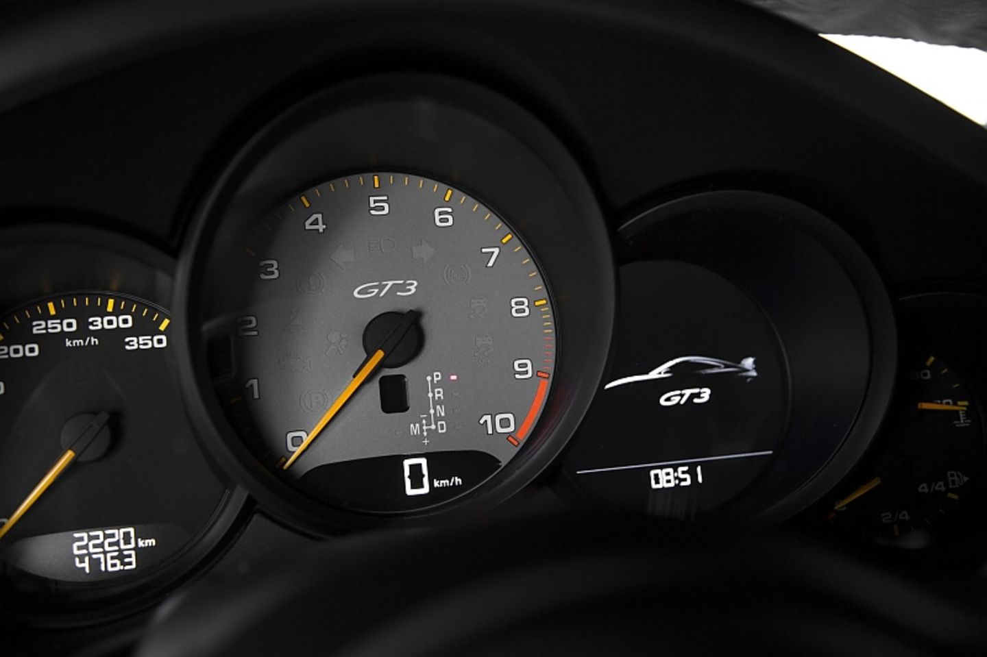 Bis 9.000 Umdrehungen pro Minute schafft der Motor des Porsche 911 GT3.